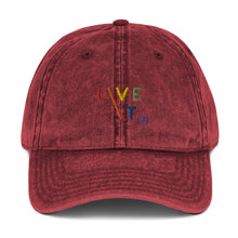 Load image into Gallery viewer, LIVE IT Pride original Vintage Cap
