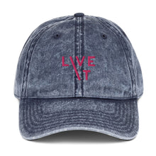 Load image into Gallery viewer, LIVE IT Breast Cancer AWARENESS and SURVIVOR original Vintage Cap
